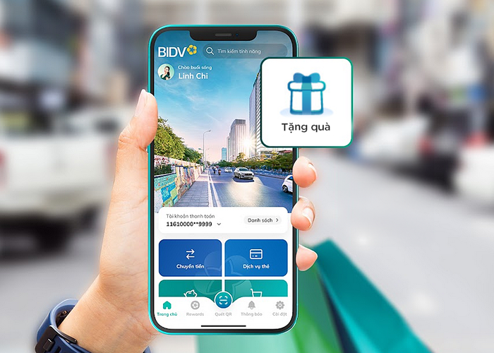 Với ứng dụng BIDV SmartBanking, tặng quà online chưa bao giờ dễ dàng đến vậy